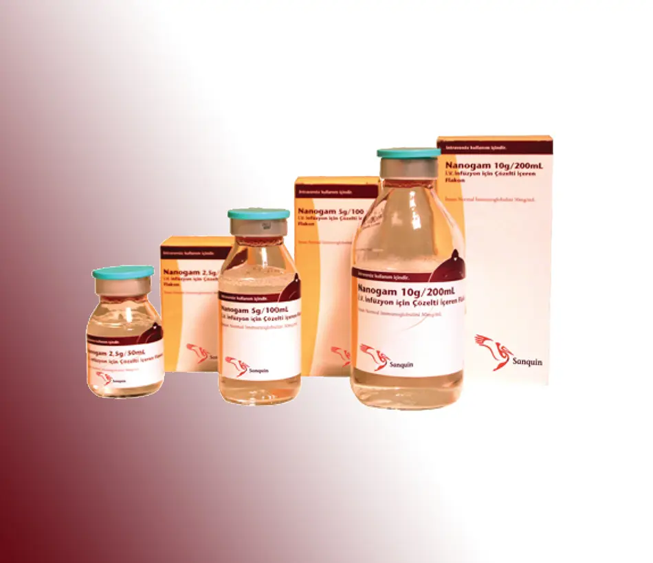 NANOGAM 5 G/100 ML IV INFUZYON ICIN COZELTI ICEREN FLAKON