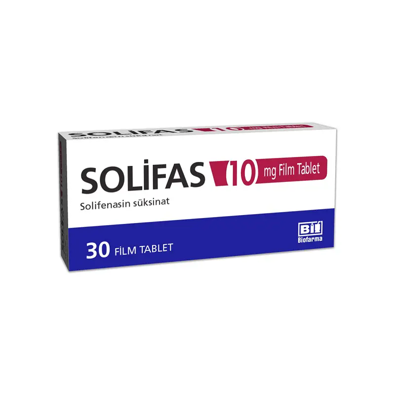 SOLIFAS 10 MG 30 FILM TABLET kutu görseli