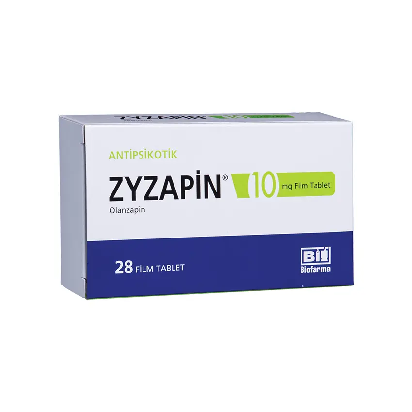 ZYZAPIN 10 MG 28 FILM KAPLI TABLET kutu görseli