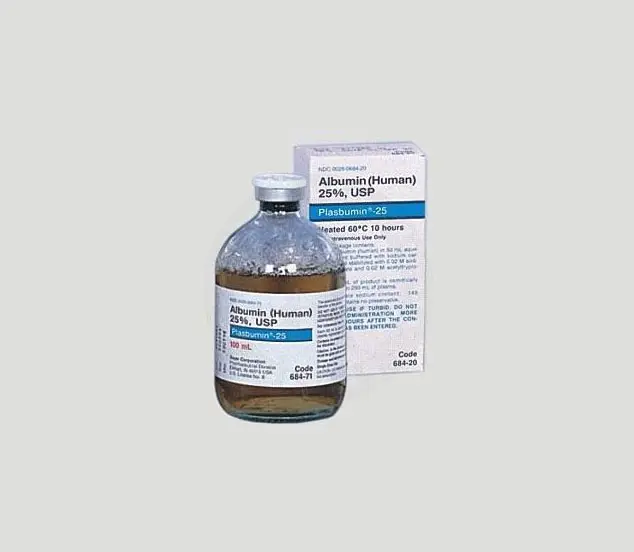 PLASBUMIN -25, 100 ml Flakon kutu görseli