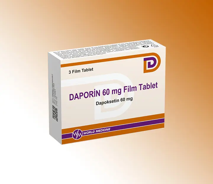 DAPORIN 60 MG FILM KAPLI TABLET (3 TABLET) kutu görseli