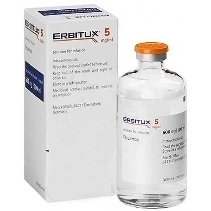ERBITUX 500 MG/100 ML IV INFUZYON ICIN COZELTI ICEREN 1 FLAKON kutu görseli