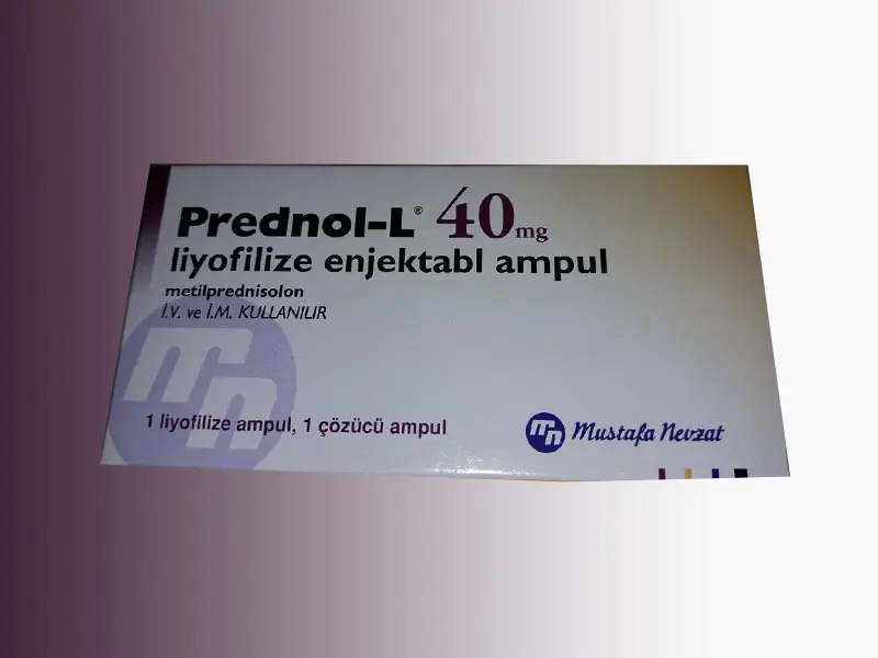PREDNOL-L 40 MG 1 AMPUL kutu görseli