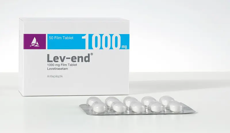 LEV-END 1000 MG FILM KAPLI TABLET (50 FILM KAPLI TABLET) kutu görseli