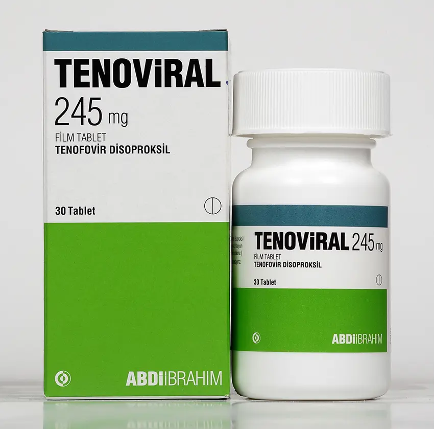 TENOVIRAL 245 MG 30 FILM KAPLI TABLET kutu görseli
