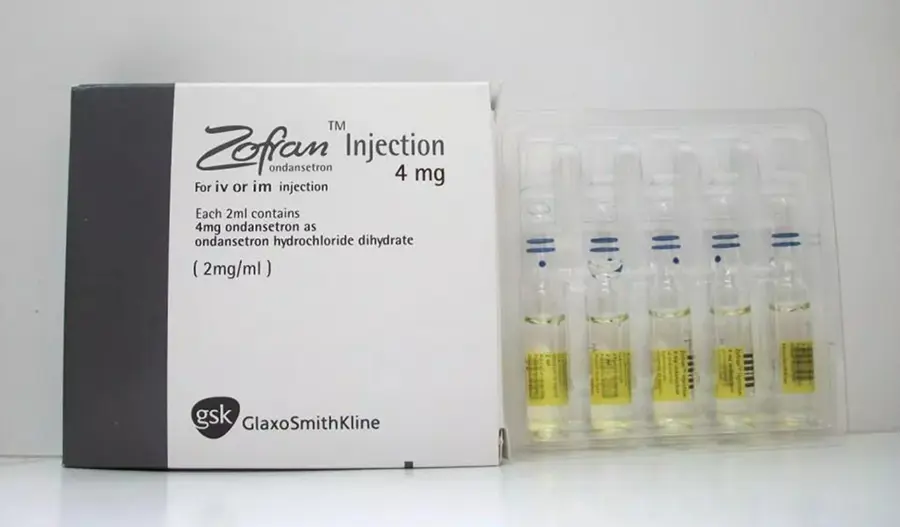 ZOFRAN 4 mg/2 ml Ampul kutu görseli