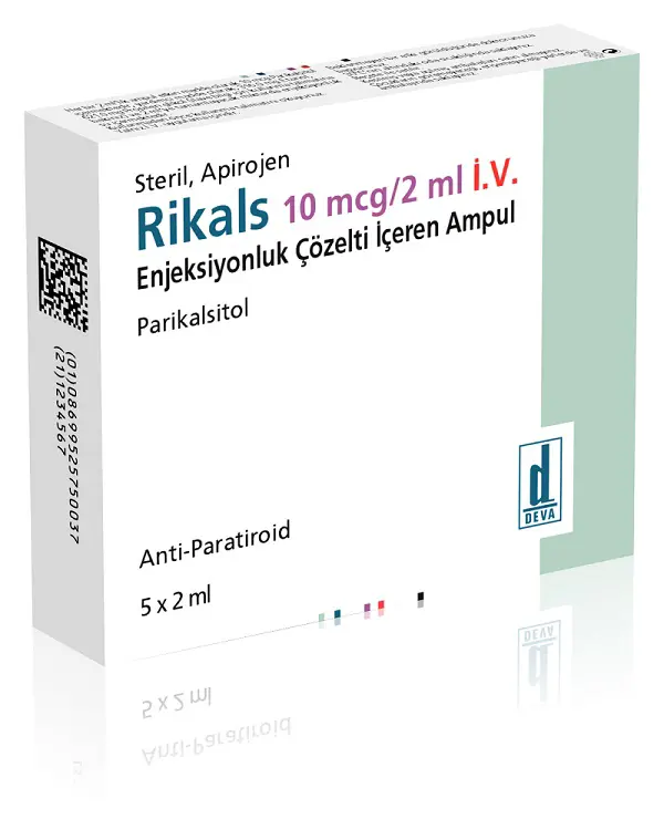 RIKALS 10 mcg/2 ml Ampul kutu görseli