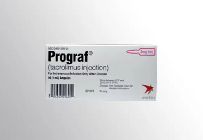 PROGRAF 5 MG/ML KONSANTRE IV INFUZYON ICIN SOLUSYON ICEREN 10 AMPUL kutu görseli