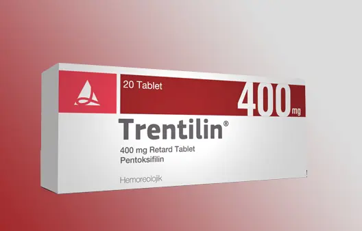 TRENTILIN RETARD 400 MG FILM KAPLI TABLET(20 FILM KAPLI TABLET) kutu görseli