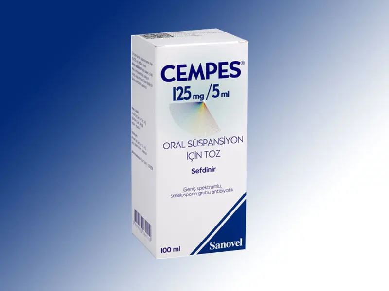 CEMPES 125 MG/5ML 100 ML ORAL SUSPANSIYON ICIN TOZ kutu görseli