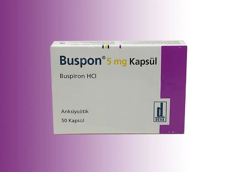 BUSPON 5 MG 50 KAPSUL kutu görseli