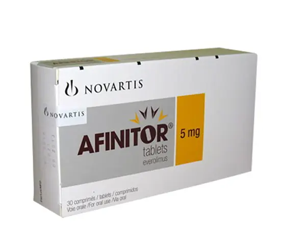 AFINITOR 5 MG 30 TABLET kutu görseli