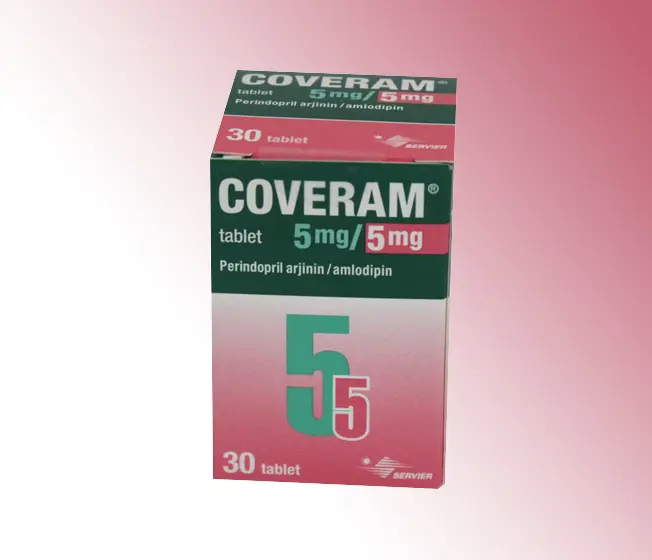 COVERAM 5 MG + 5 MG 30 FILM TABLET kutu görseli