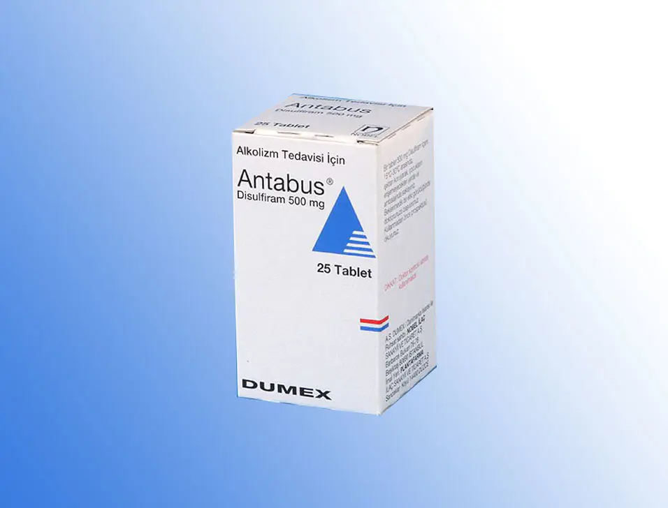 ANTABUSE 500 MG 25 TABLET kutu görseli