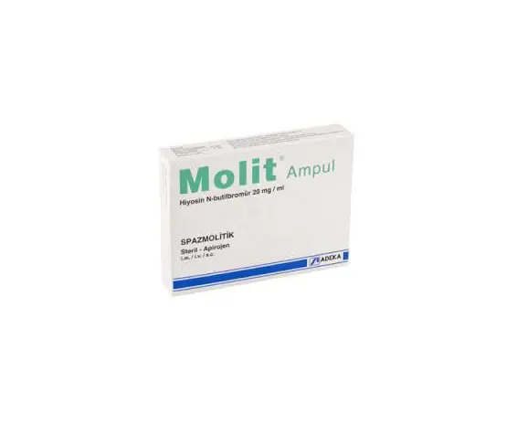 MOLIT 20 MG/ML ENJEKSIYONLUK COZELTI kutu görseli