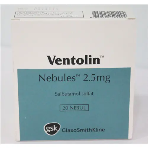 VENTOLIN NEBULES 2,5ML 20 DOZ kutu görseli