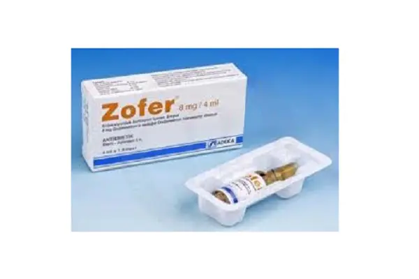 ZOFER 8 MG/ 4 ML ENJEKSIYONLUK COZELTI (1 AMPUL) kutu görseli