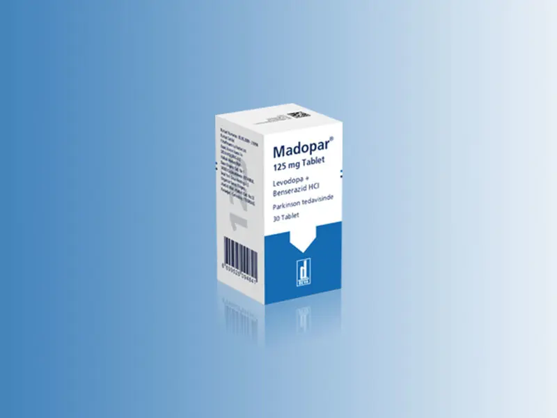 MADOPAR 125 MG 30 TABLET kutu görseli