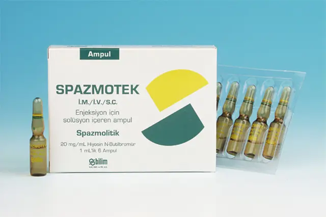 SPAZMOTEK 20 MG 6 AMPUL kutu görseli