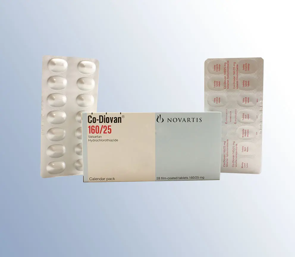 CO-DIOVAN 160/25 MG 28 FILM TABLET kutu görseli