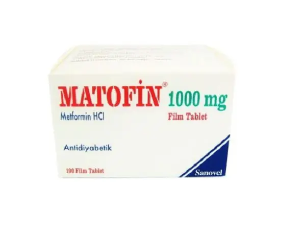 MATOFIN 1000 MG 100 FILM TABLET kutu görseli