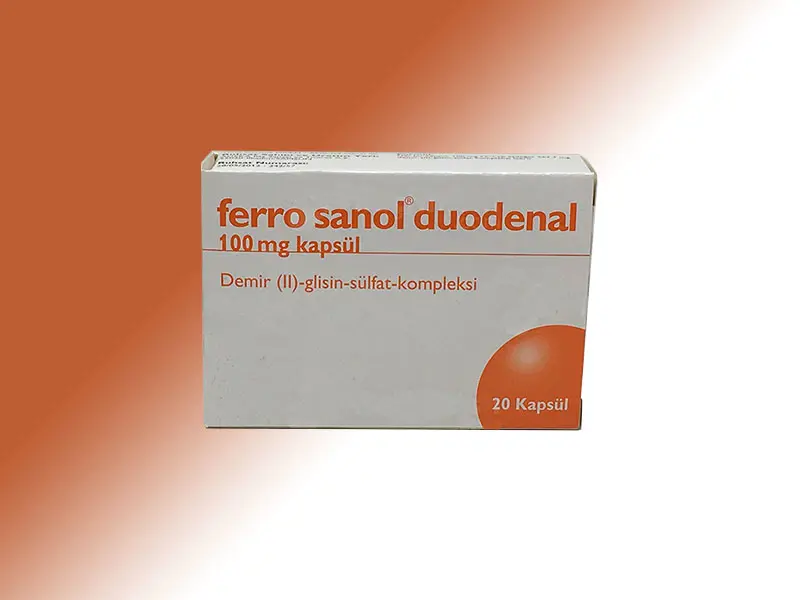 FERRO SANOL DUODENAL 100 MG KAPSUL kutu görseli