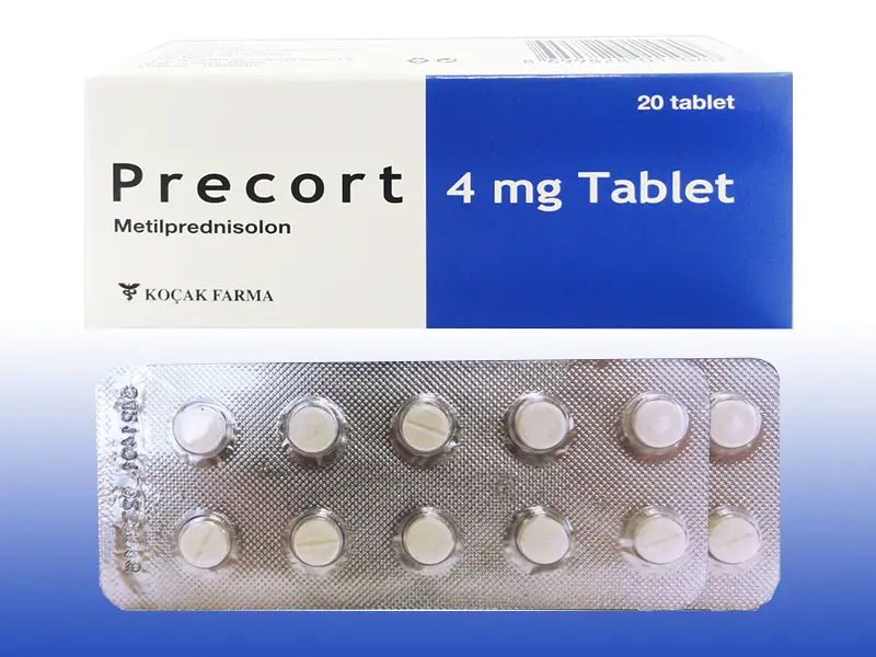 PRECORT 4 MG 20 TABLET kutu görseli