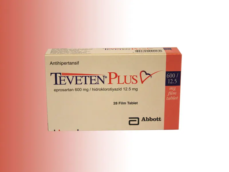 TEVETEN PLUS 600 MG /12,5 MG 28 FILM TABLET kutu görseli
