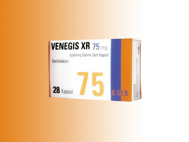 VENEGIS XR 75 MG UZATILMIS SALIMLI 28 SERT KAPSUL kutu görseli