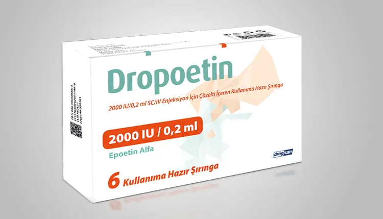 DROPOETIN 2000 IU/0,2 ML SC/IV ENJEKSIYON ICIN COZELTI ICEREN KULLANIMA HAZIR 6 SIRINGA kutu görseli