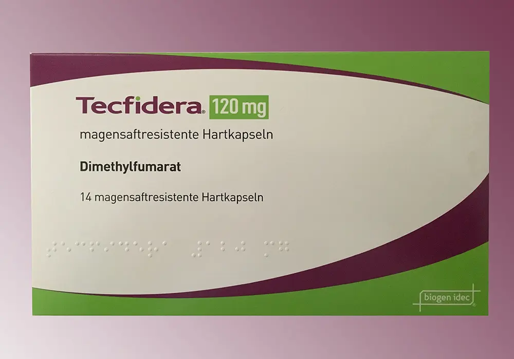 TECFIDERA 120 MG ENTERIK SERT KAPSUL (14 KAPSUL) kutu görseli