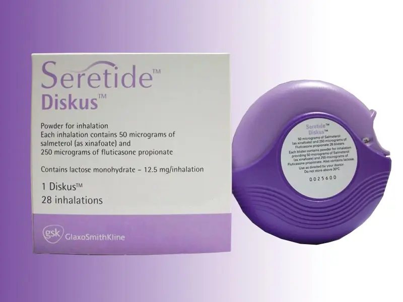 SERETIDE 250 MCG 60 DOZ DISKUS kutu görseli