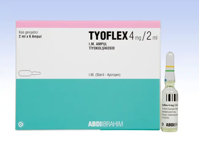 TYOFLEX 4 MG/2ML 6 AMPUL kutu görseli