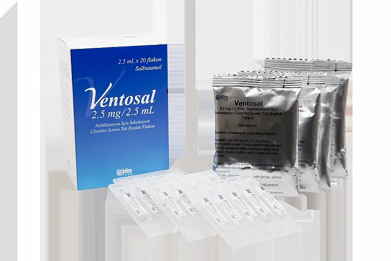 VENTOSAL 2,5 MG/2,5 ML NEBULIZASYON ICIN INHALASYON COZELTISI ICEREN TEK DOZLUK 20 FLAKON kutu görseli