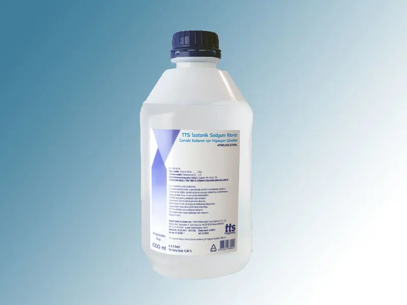 TTS IZOTONIK %0.9 SODYUM KLORUR CERRAHI KULLANIM ICIN IRIGASYON COZELTISI 500 ML (SETSIZ) kutu görseli