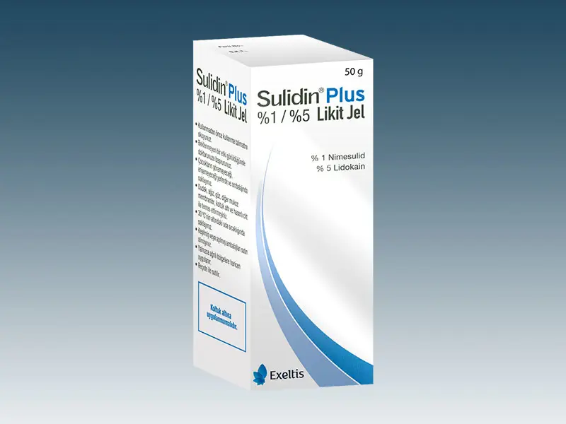 SULIDIN PLUS %1 + %5 LIKIT JEL 50 G kutu görseli