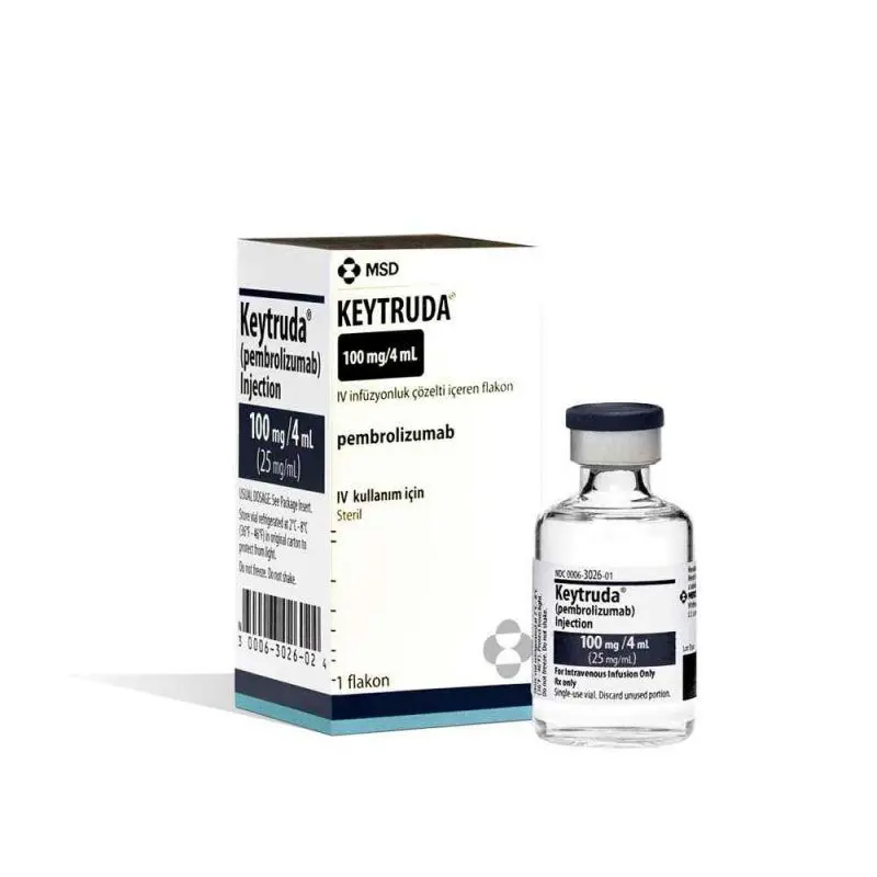 KEYTRUDA 100 MG/4 ML (25 MG/ML) INFUZYONLUK COZELTI kutu görseli