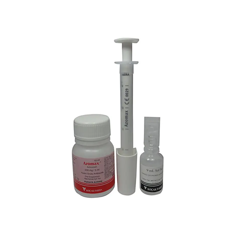 AZOMAX ORAL 5 ML 200 MG 30 ML TOZ kutu görseli