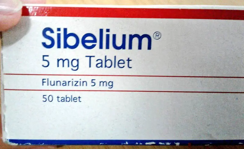 SIBELIUM 5 MG 50 TABLET kutu görseli