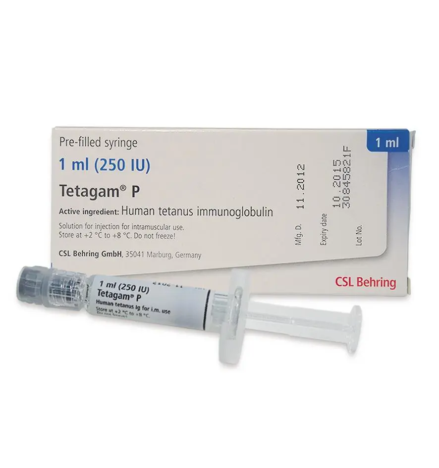 TETAGAM 250 IU/1 ml Enjektör kutu görseli