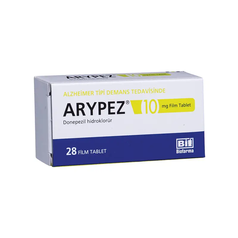 ARYPEZ 10 MG FILM KAPLI TABLET (28 TABLET) kutu görseli