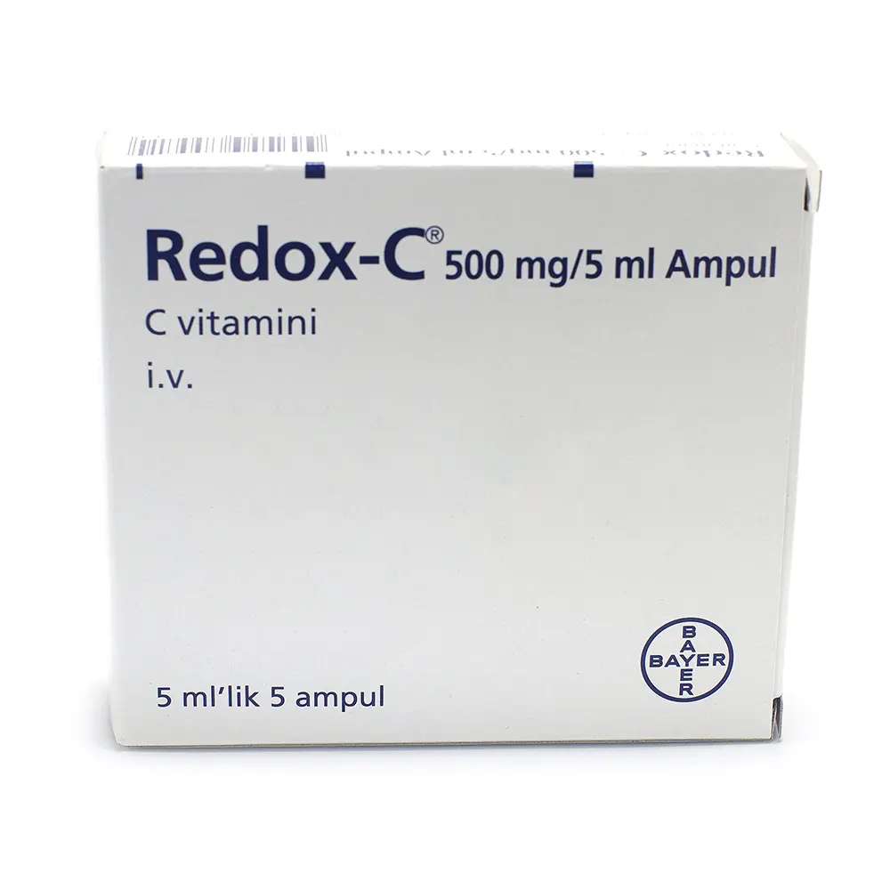 REDOX-C AMPUL 500 MG/5 ML kutu görseli