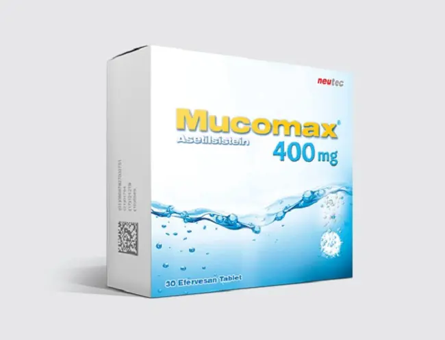MUCOMAX 400 MG 30 EFERVESAN TABLET kutu görseli