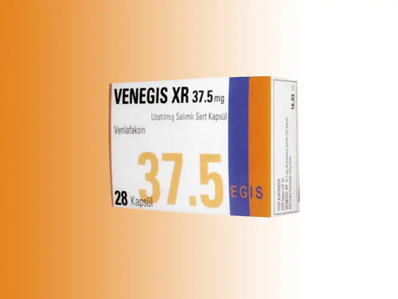 VENEGIS XR 37,5 MG UZATILMIS SALIMLI 28 SERT KAPSUL kutu görseli
