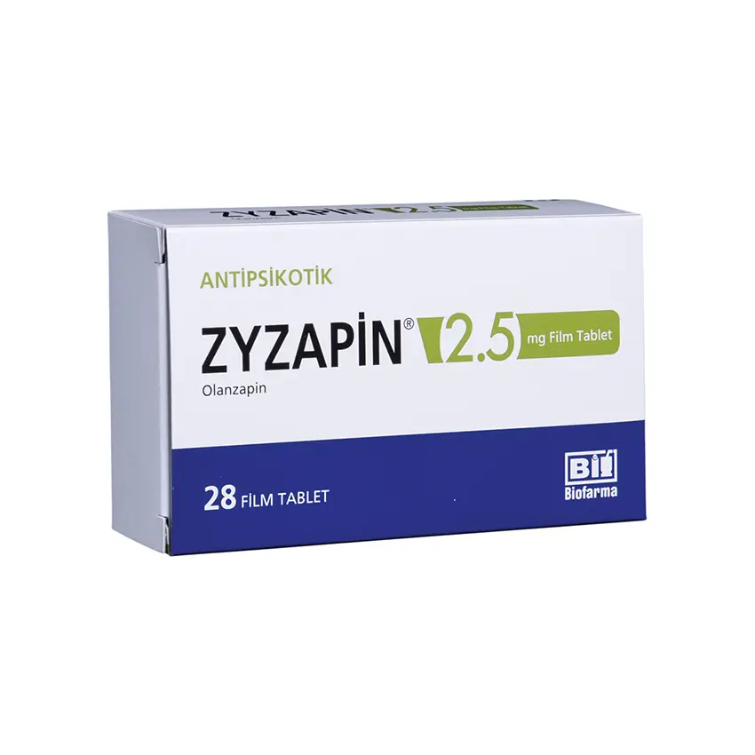 ZYZAPIN 2,5 MG 28 FILM KAPLI TABLET kutu görseli