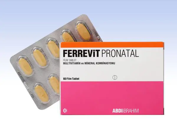 FERREVIT PRONATAL 30 Tablet kutu görseli