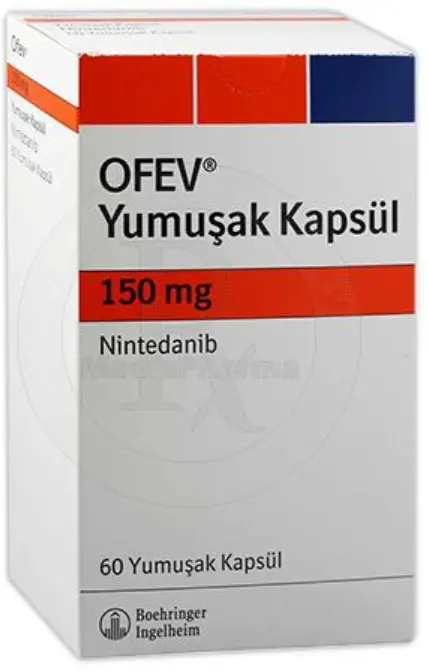 OFEV 150 MG 60 YUMUSAK KAPSUL kutu görseli