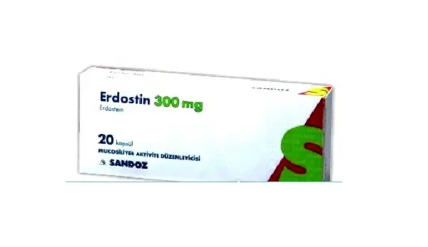 ERDOSTIN 300 MG 20 KAPSUL kutu görseli