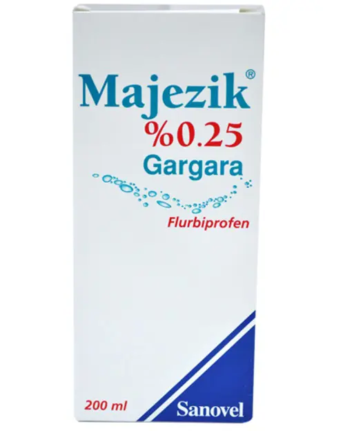 MAJEZIK %0,25 GARGARA 200 ML kutu görseli