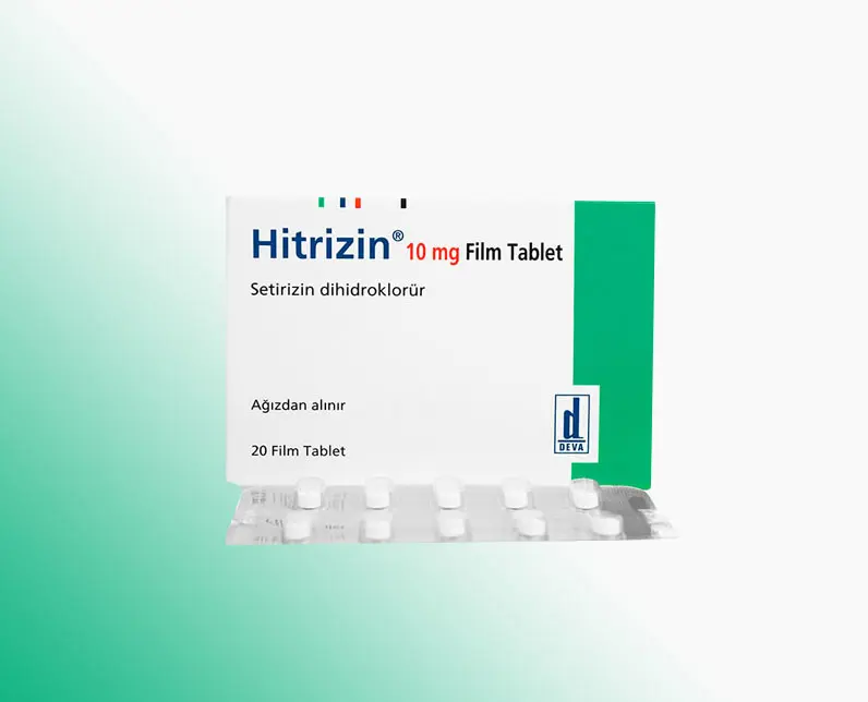 HITRIZIN 10 MG 20 FILM TABLET kutu görseli